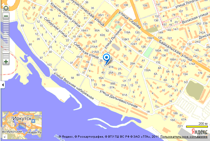 Местоположение ломбарда на карте: Сибирская 27